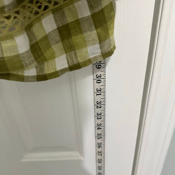 Chicos crochet Gingham Boho Blouse XL 3 - Picture 7 of 8